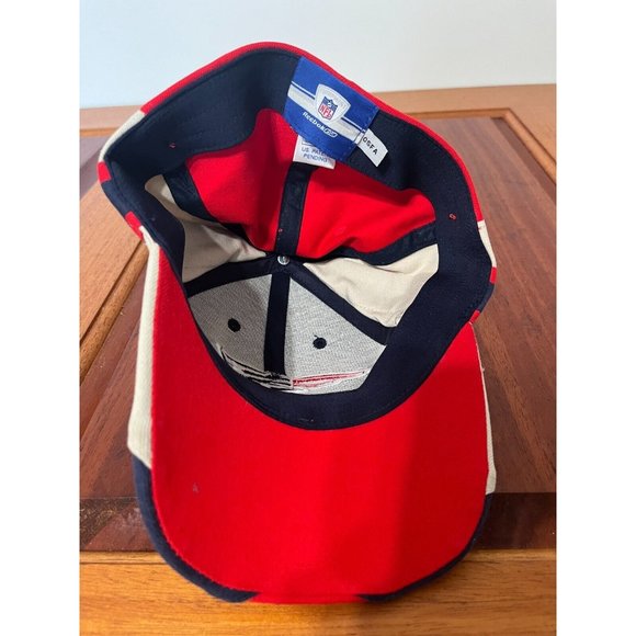Reebok NFL Team Apparel New England Patriots Baseball Hat Fitted Cap Blue - Picture 6 of 7